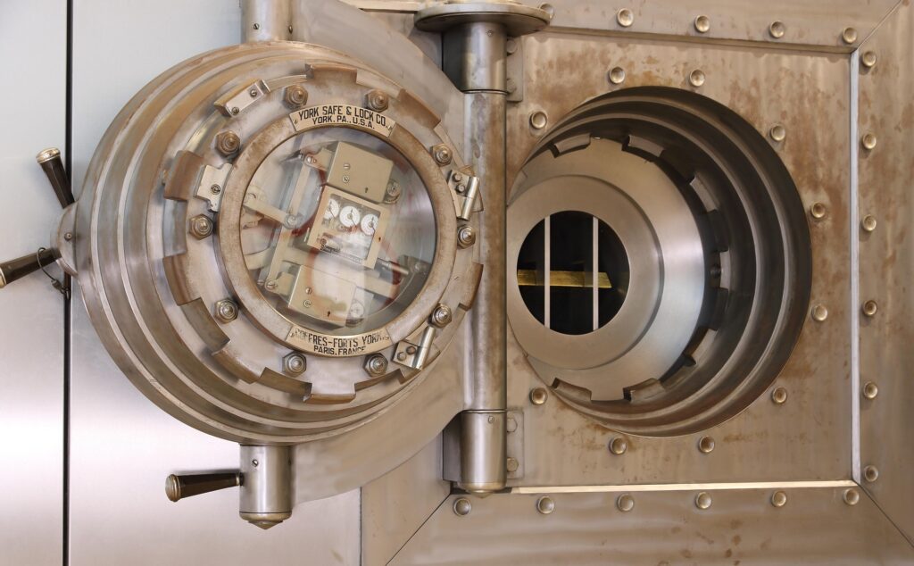 High-end bank vault door